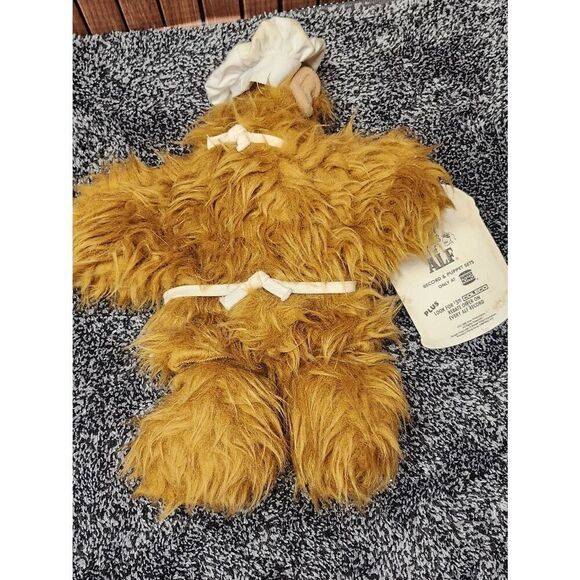 Alf Vintage Plush Chef Hand Puppet Burger King 1988 11" Cookin' With Alf #A76 - Picture 4 of 8